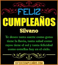 GIF Frases de Cumpleaños Silvano